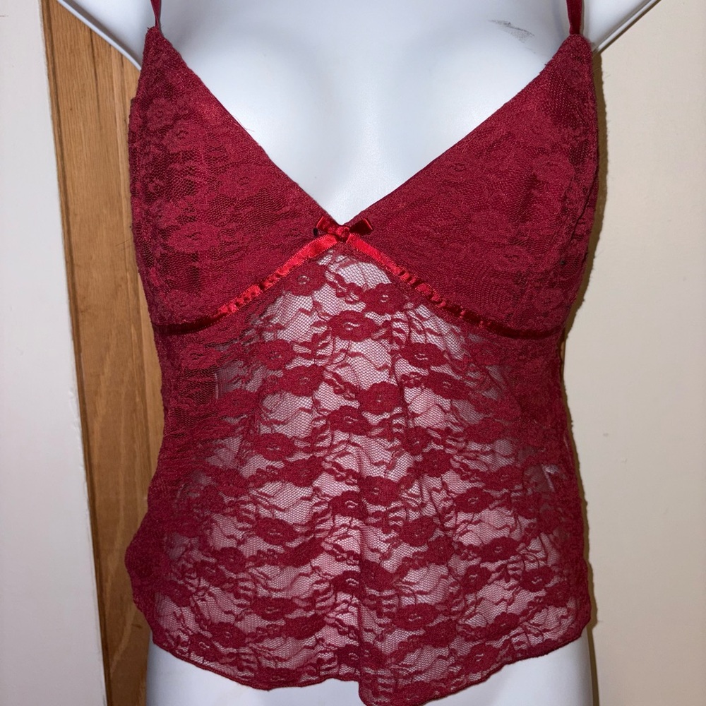 Edikted Eira Sheer lace tank top NWT